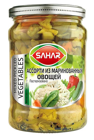 Ассорти иэ маринованных овощей 650 г