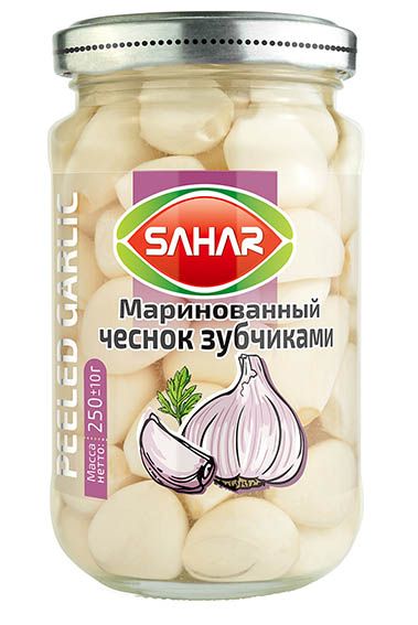 Маринованный чеснок зубчиками 250 г