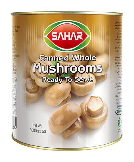 WHOLE MUSHROOMS 3000 G