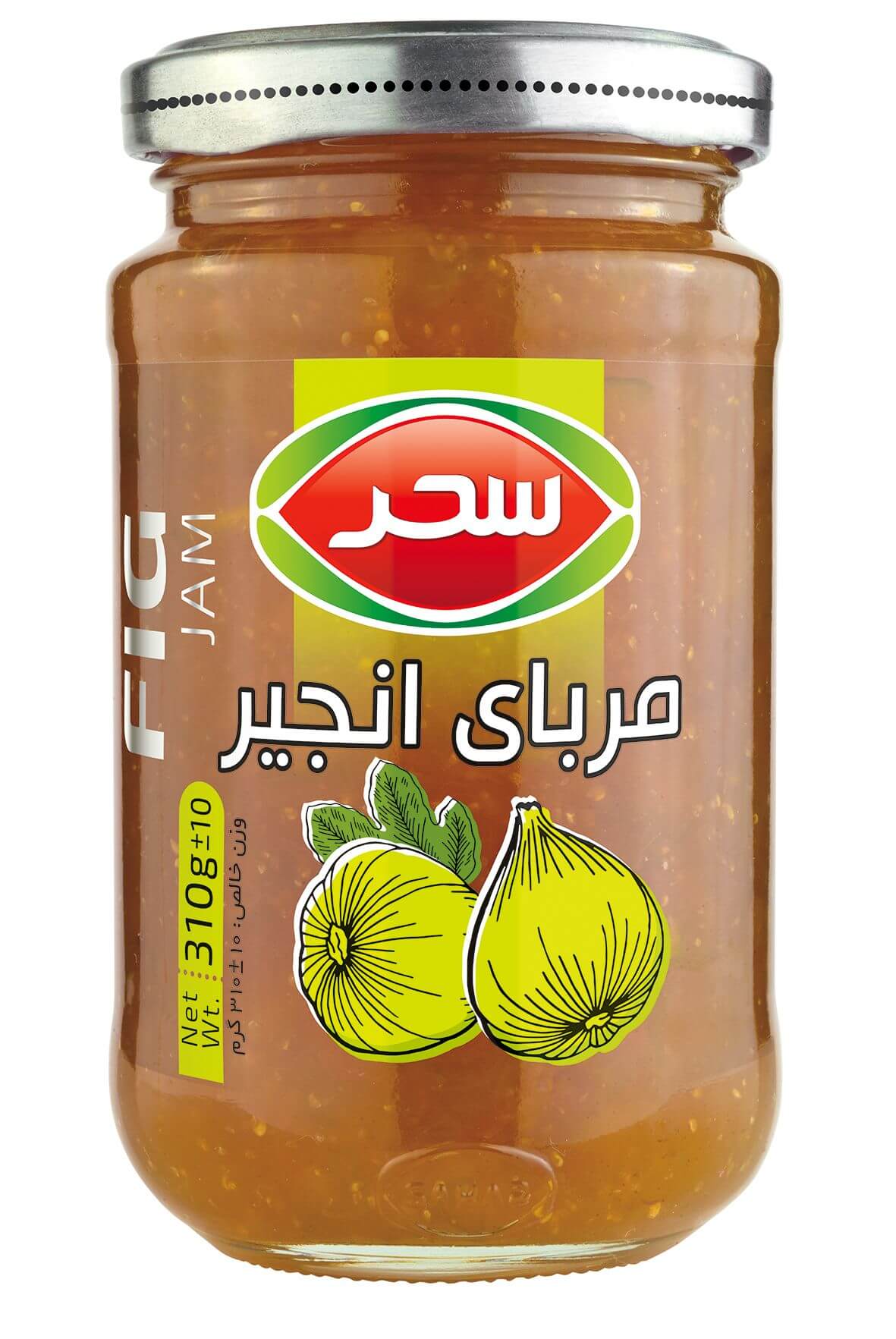 مربای انجیر  شیشه وزن خالص 310 گرم