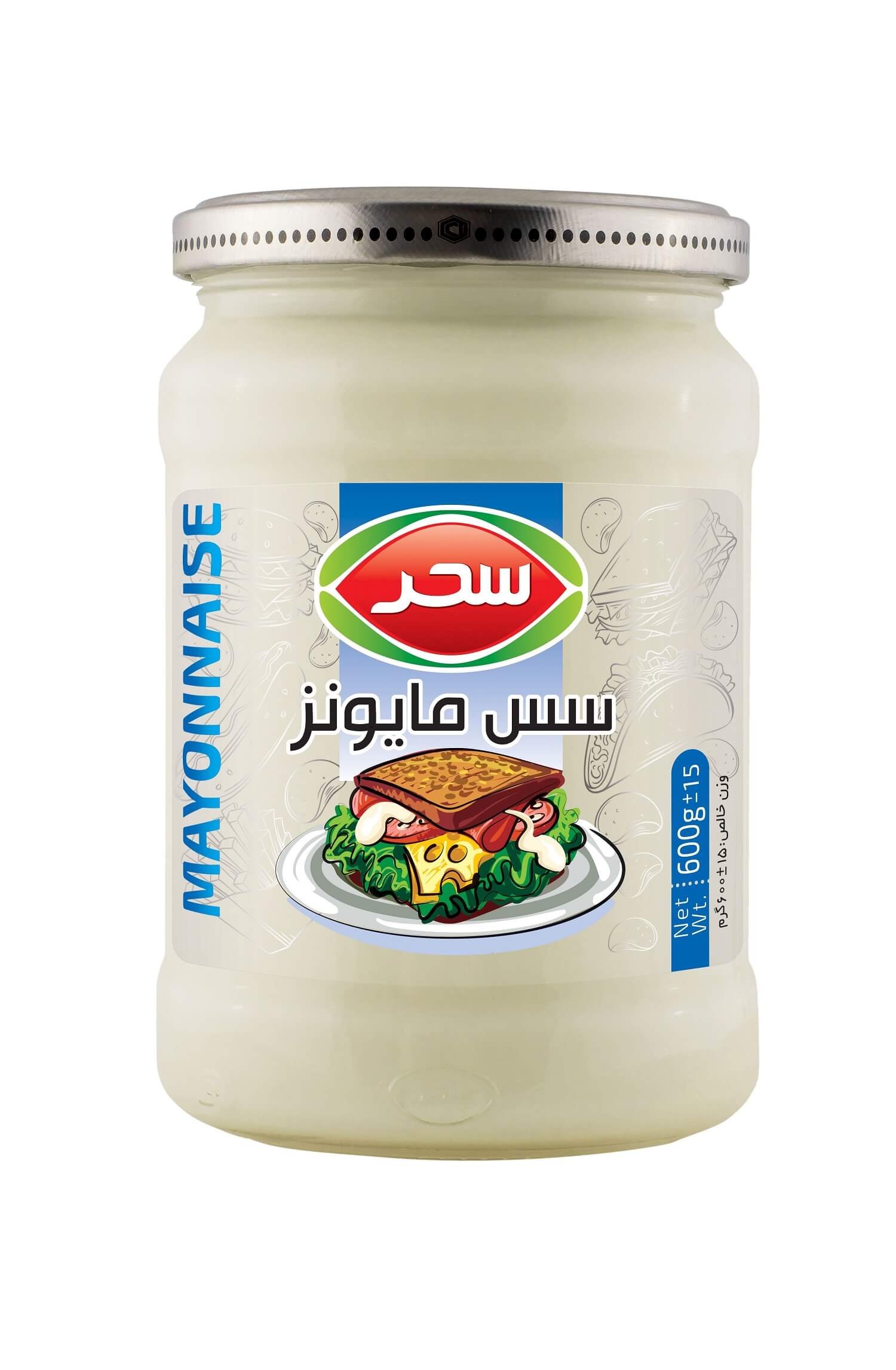 سس مایونز شیشه وزن خالص 600 گرم