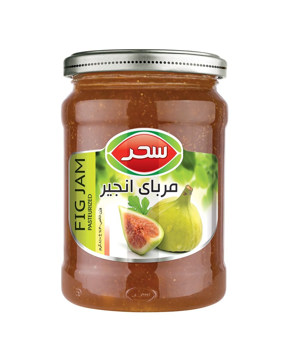 مربای انجیر سحر شیشه وزن خالص 810 گرم