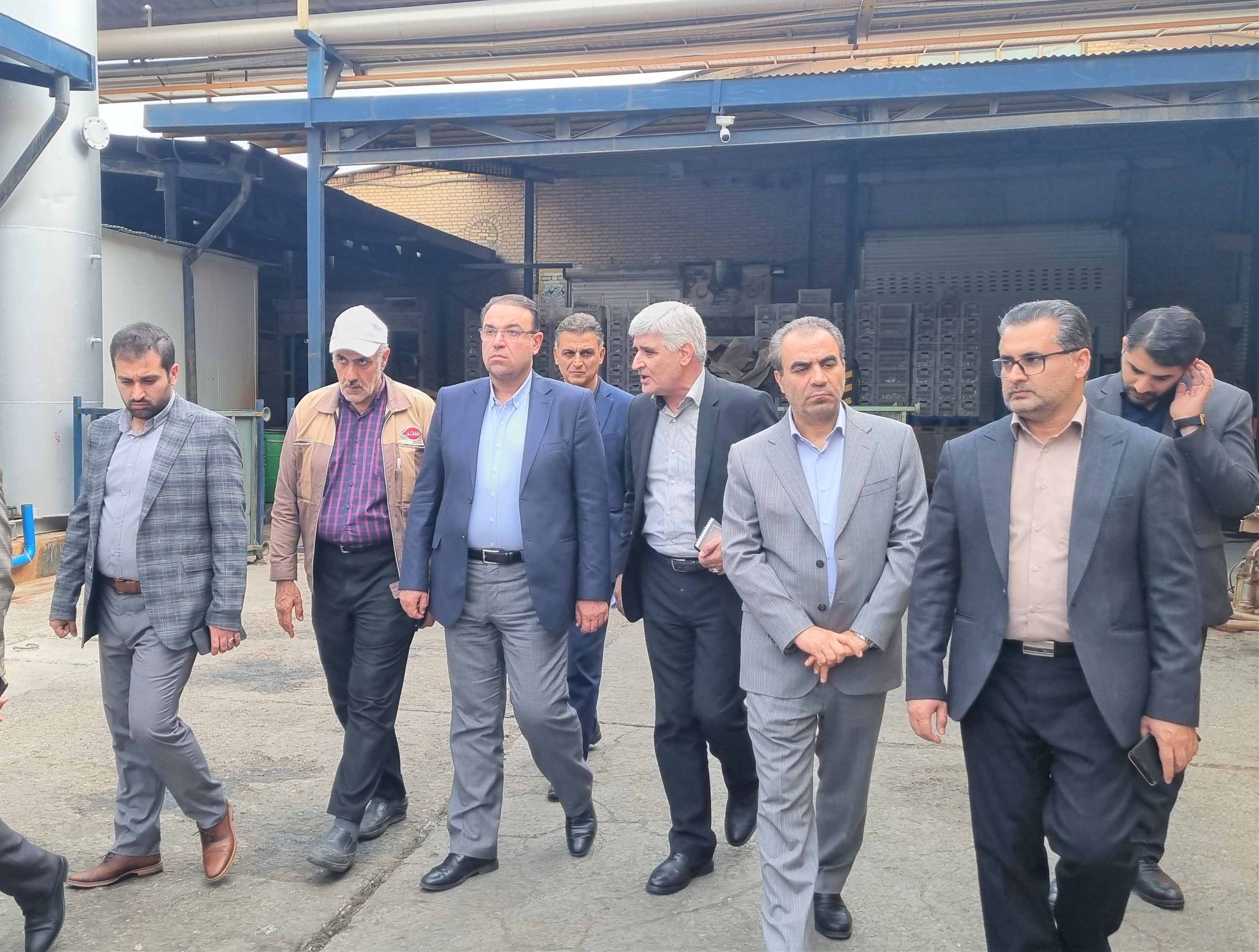 بازدید ابراهیم شیح از شرکت سحر