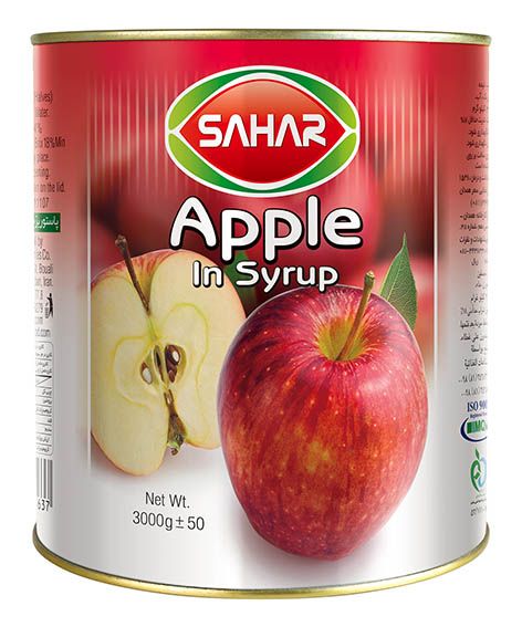 APPLE IN SYRUP 3000 G SAHAR